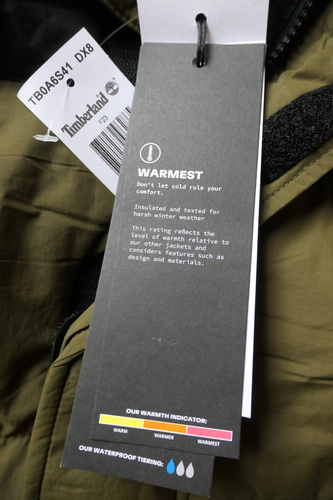 Timberland Mens Outdoor Archive Puffer Jacket size L US - Picture 10 of 11