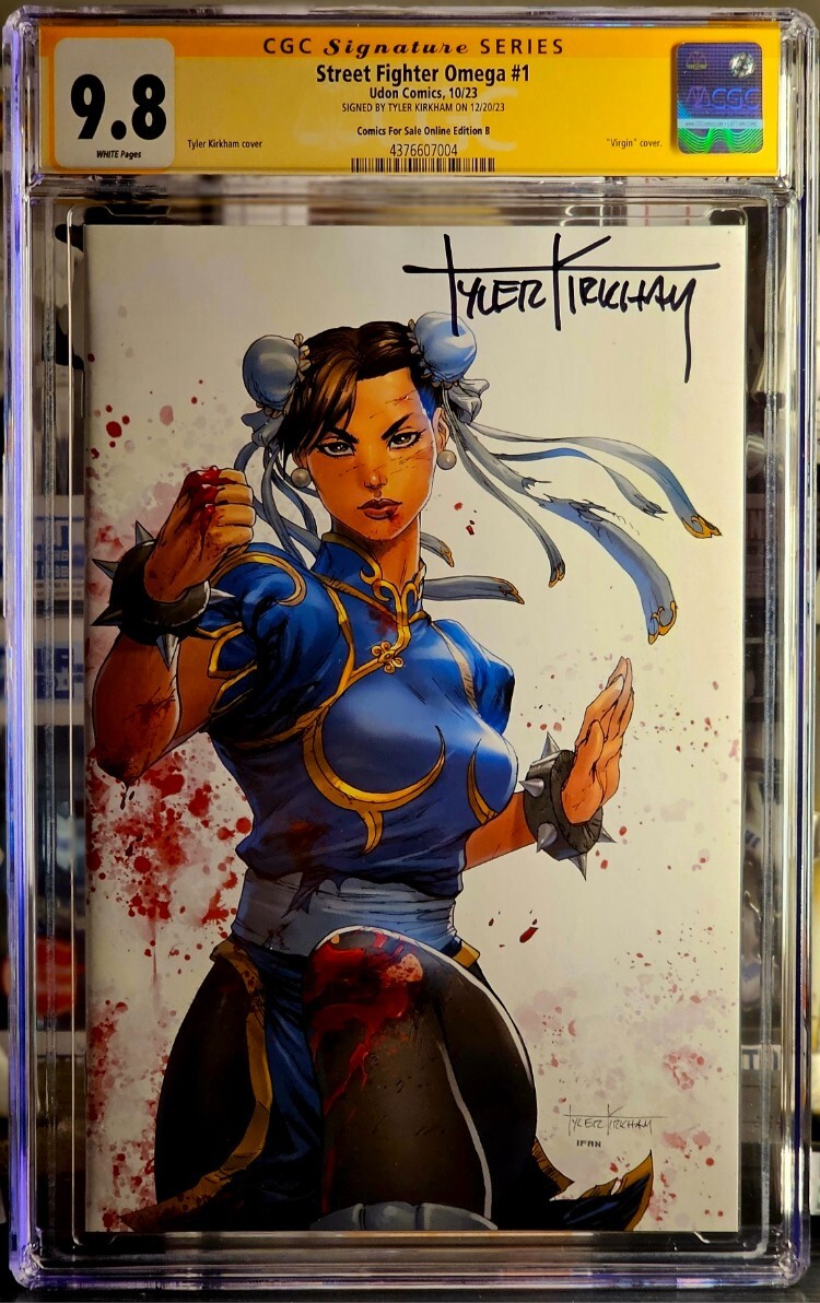 Street Fighter Omega #1 Virgin Chun-Li Tyler Kirkham Artist