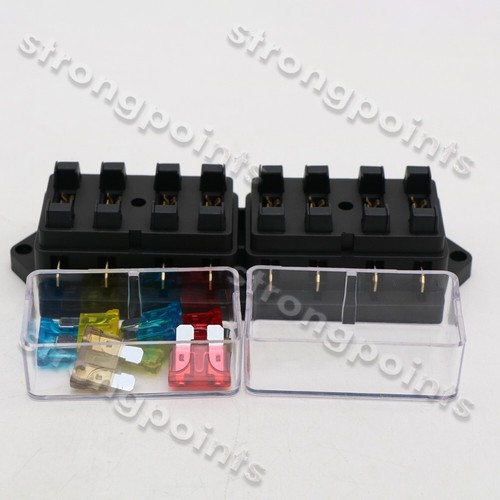 NEWFulseholder Mini 8 Way Blade Fuse Holder Block Box Audio Electronics Part 12V - Picture 2 of 4