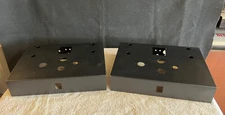 PAIR OF TUBE AMPLIFIER MONO BLOCKS UNBUILT CHASSIS BRAND NEW WITH SQUARE TOP CUT