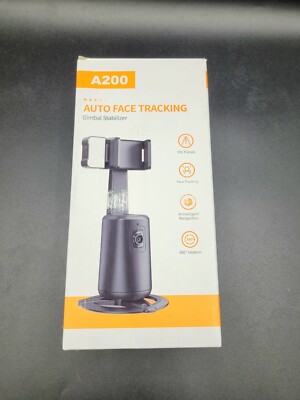 A200 Auto Face Tracking Gimbal Stabilizer - 360° Rotation with Face Recognition