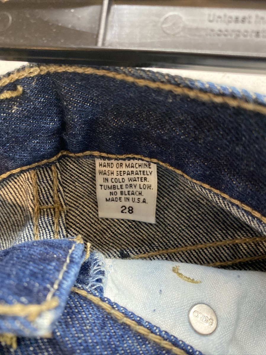 Solo Semore Jeans Sz 28X29 Baggy Heavy Duty NEW Jeans Made Solo Semore Jeans Sz 28X29 Baggy Heavy Duty NEW Jeans Made