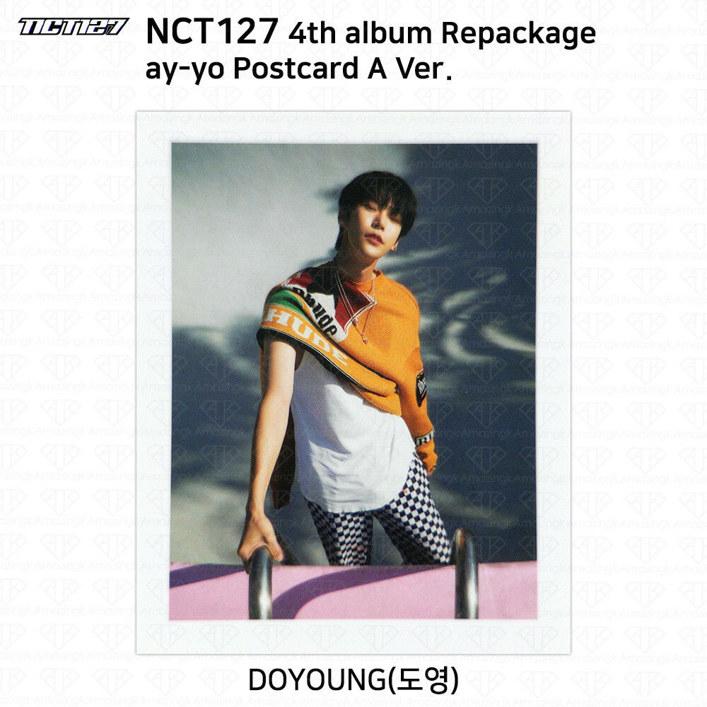 NCT 127 4th Album Repackage Ay-yo Official Postcard Folded Poster