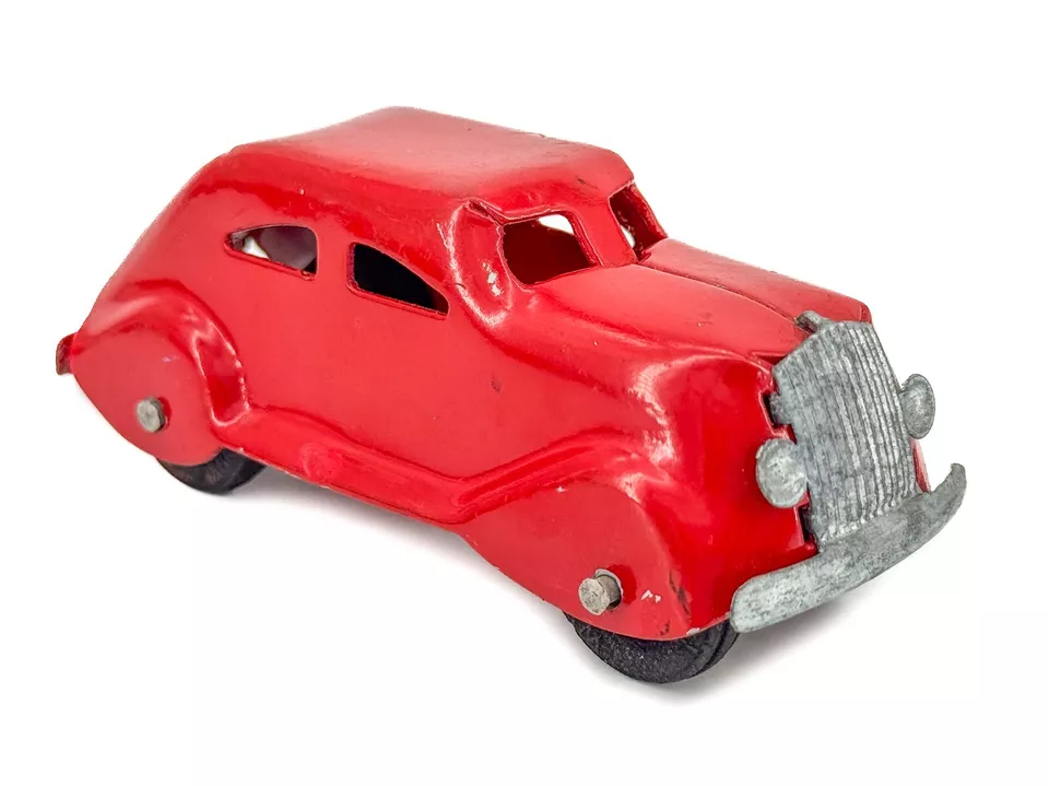 Furgoneta de reparto de flujo de aire Marx Chrysler de 3,8" de preguerra acero prensado Lionel Wyandotte Foto 3 de 4