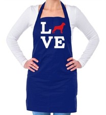 Love Rottweiler Cane Silhouette - Unisex Adulti Grembiule - Cani Cucciolo Rotty