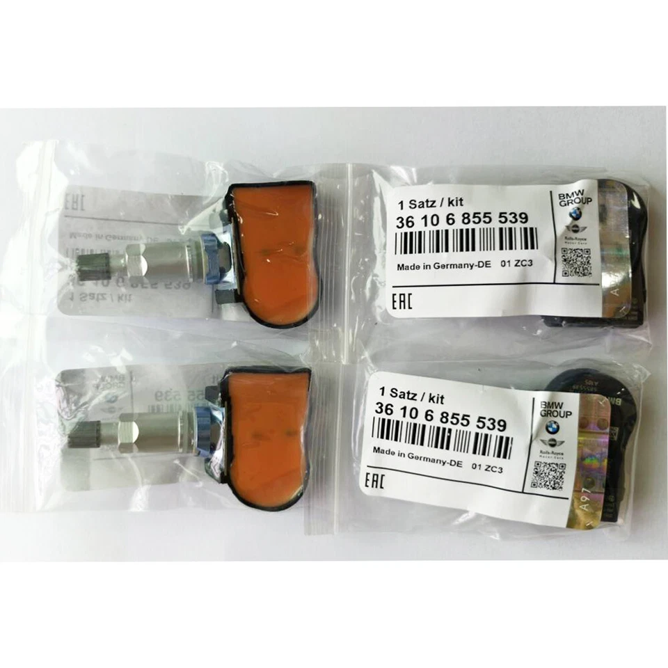 Set of Four (4) OEM GENUINE BMW TPMS 2015-2017 M3 M4 F30/F32 F80/F82 36106855539 Foto 4 de 4