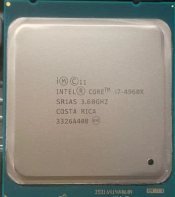 Intel Core i7-4960x QS CPU Processor Extreme 3.60ghz 6-Core 15mb lga-2011 130 w