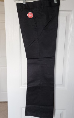 Boys School Uniform Pants French Toast Black Flat Front Adjustable 12 NWT. - Picture 4 of 9