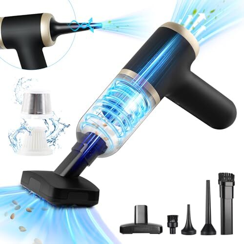 Lightweight Cordless Handheld Car Vacuum with 20000PA Portable Mini Design