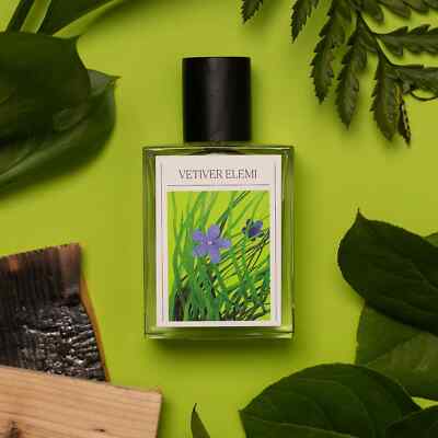 The 7 Virtues Vetiver Elemi Eau de Parfum 1.7 oz Natural Ingredients Perfume NEW