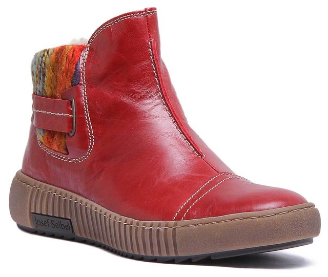 josef seibel red boots