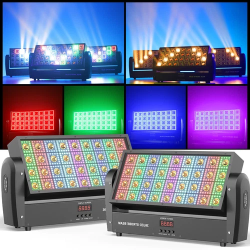 4 sztuki 250W Wallwasher Światło sceniczne RGBW 36LED DMX Strobe Moving Head DJ Reflektor - Zdjęcie 7 z 21