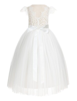 princess baptism dress Baptism Dresses Baby Girl Lace Cozy Princess Dress Toddler White Flower Girl Birthday Party Dress