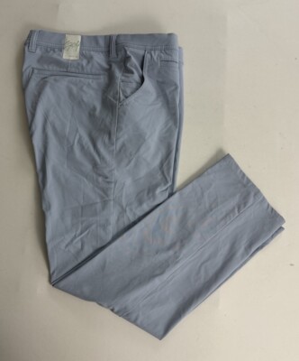 ALBERTO Golf Men's Oeko-Tex 3X Dry Gray Regular Slim Fit Pants Sz 38x31