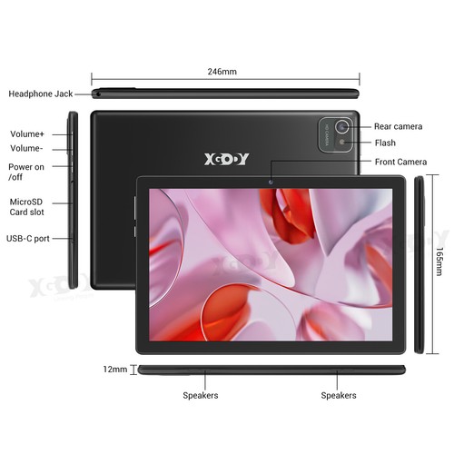 2025 NEW FHD N01 Wifi Tablet Android 14 PC 8GB+64GB Tablets 10.1 Inch 6000mAh - Picture 11 of 11