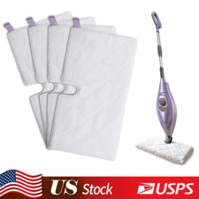 4-pack Washable Steam Mop Pads for Shark Handheld Cleaners Steam Mop S3501 S3550