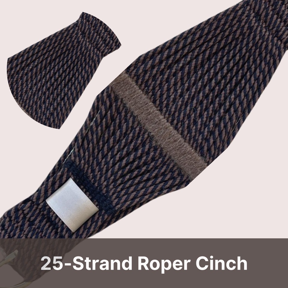 25-Strand Roper Cinch – Poly/Wool/Bamboo Blend, 3” Brass – Free ...