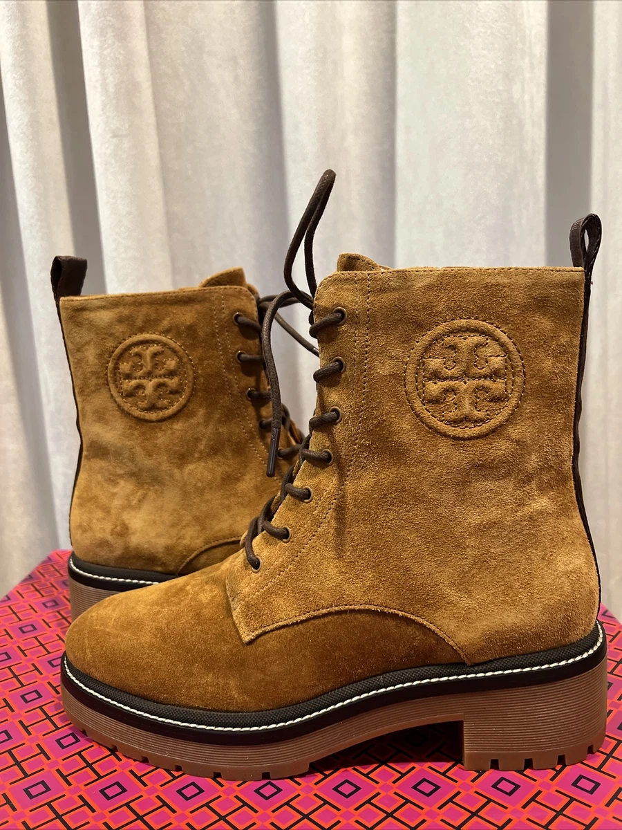 NEW Authentic Tory Burch Miller 50MM lug sole Bootie Women's size 8.5