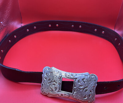 OLGA SANTINI GENUINE LEATHER BELT. Vintage OLGA SANTINI Women main image 2