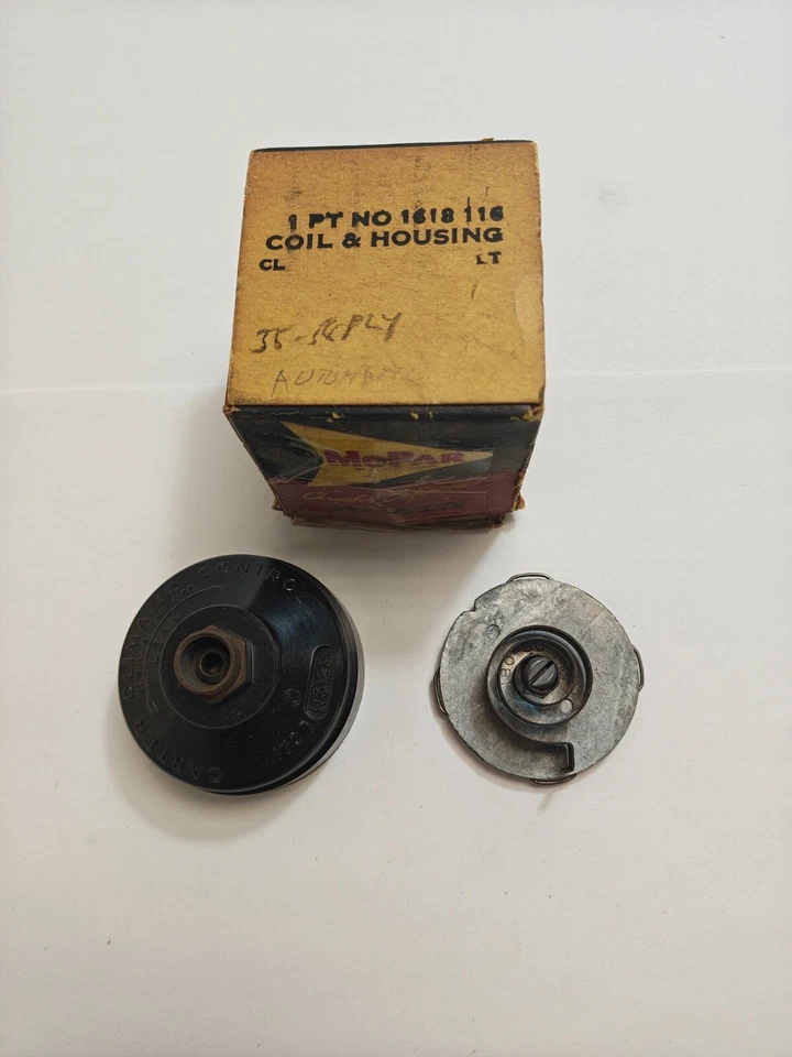 1956-1959 Plymouth Belvedere 6-Cyl Carburetor Choke Coil & Housing 1618116 NOS. - Image 3 of 4