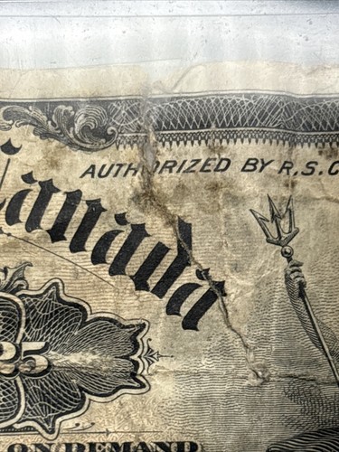 1900 25 TWENTY FIVE CENTS THE DOMINION OF CANADA “SHINPLASTER” Bill Note Antique - Picture 3 of 9