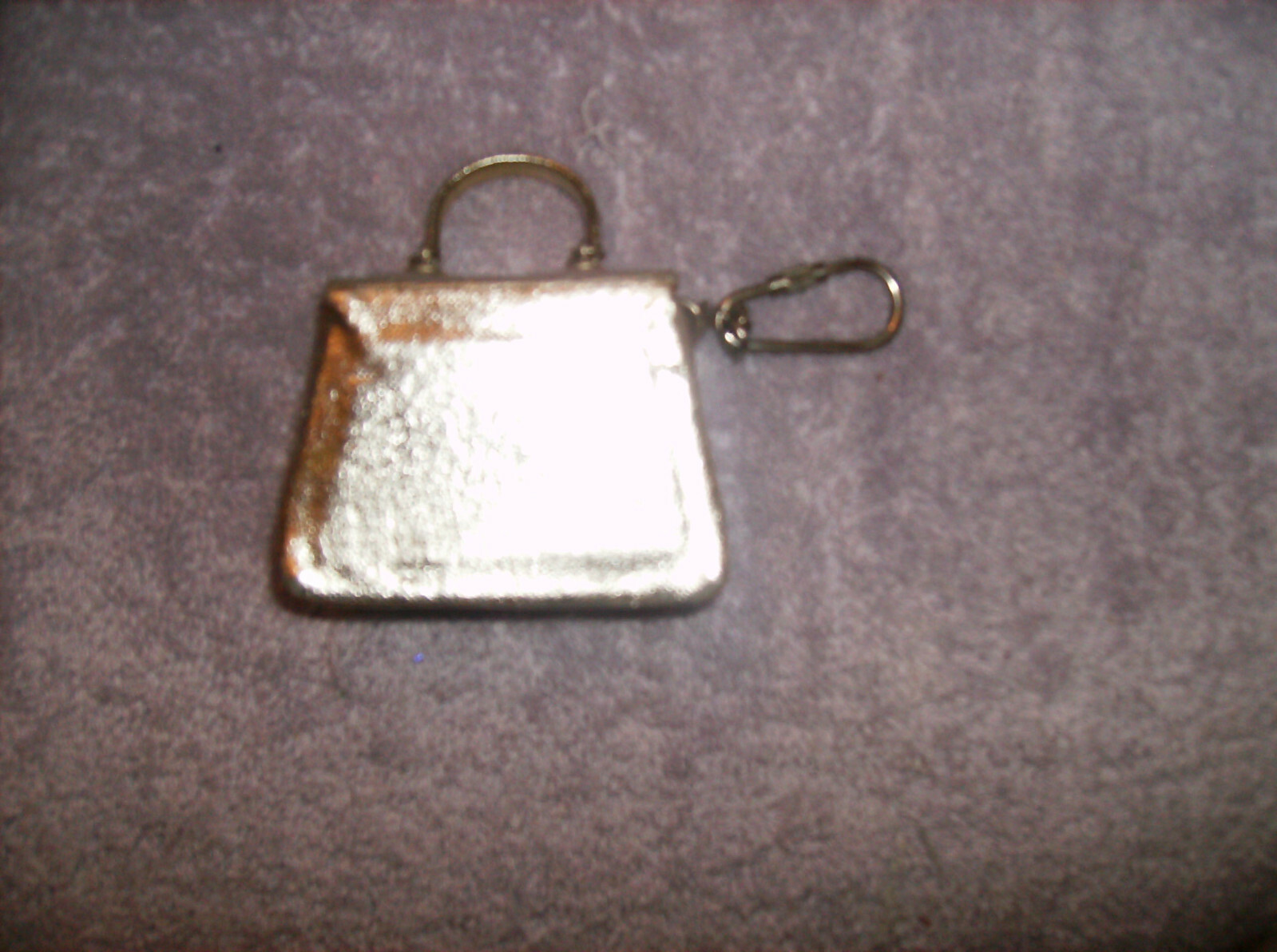 BLACK LEATHER BARRE COIN PURSE KEY RING 4" x 3" ZIP CLOSURE KEY CHAIN NEW IN PKG