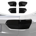 For Jeep Grand Cherokee 14-20 Smoked Black Rear Taillight Accessories Cover Trim