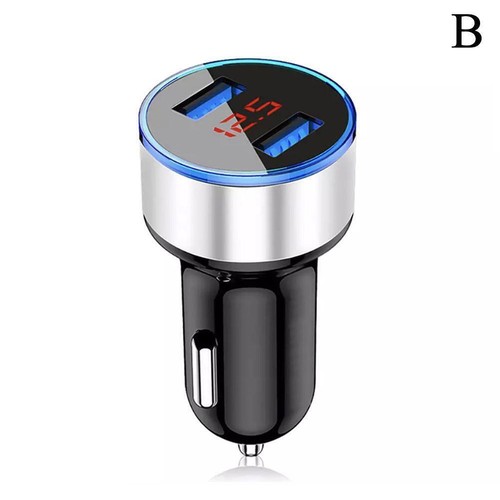 2 in 1 Car Phone Charger Dual USB Port Digital Charging Socke{ Universal C1G8 ω( - Zdjęcie 13 z 16