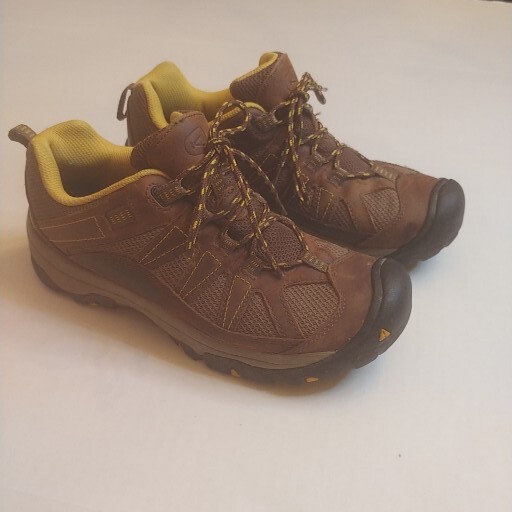 Scarpe comode da escursionismo Keen Voyageur stivali marroni in pelle 1003895 donna taglia 8