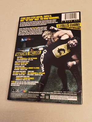 FALLS COUNT ANYWHERE 3-Disc WWE Wrestling DVD Set Street Fight