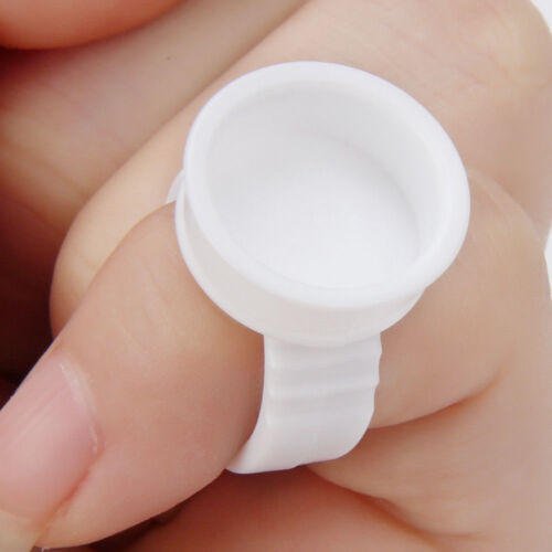 300x Pigment Rings Tattoo Ink Cup Makeup Ring Glue Holder Permanent Microblading - Picture 8 of 9