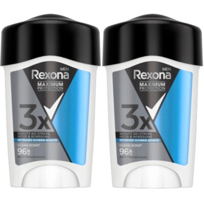 Rexona Maximum Protection Deo Creme 2 Stück - Extra Stark gegen Schweiß & Geruch