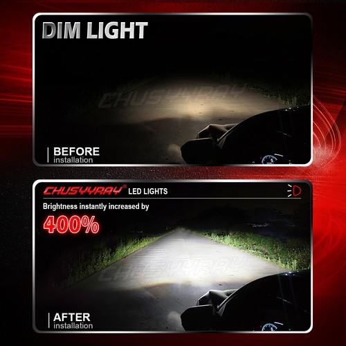 Bombillas antiniebla LED 6000 K blancas para Toyota Tundra 2000-2006 9145 9140 H10 - Imagen 5 de 11