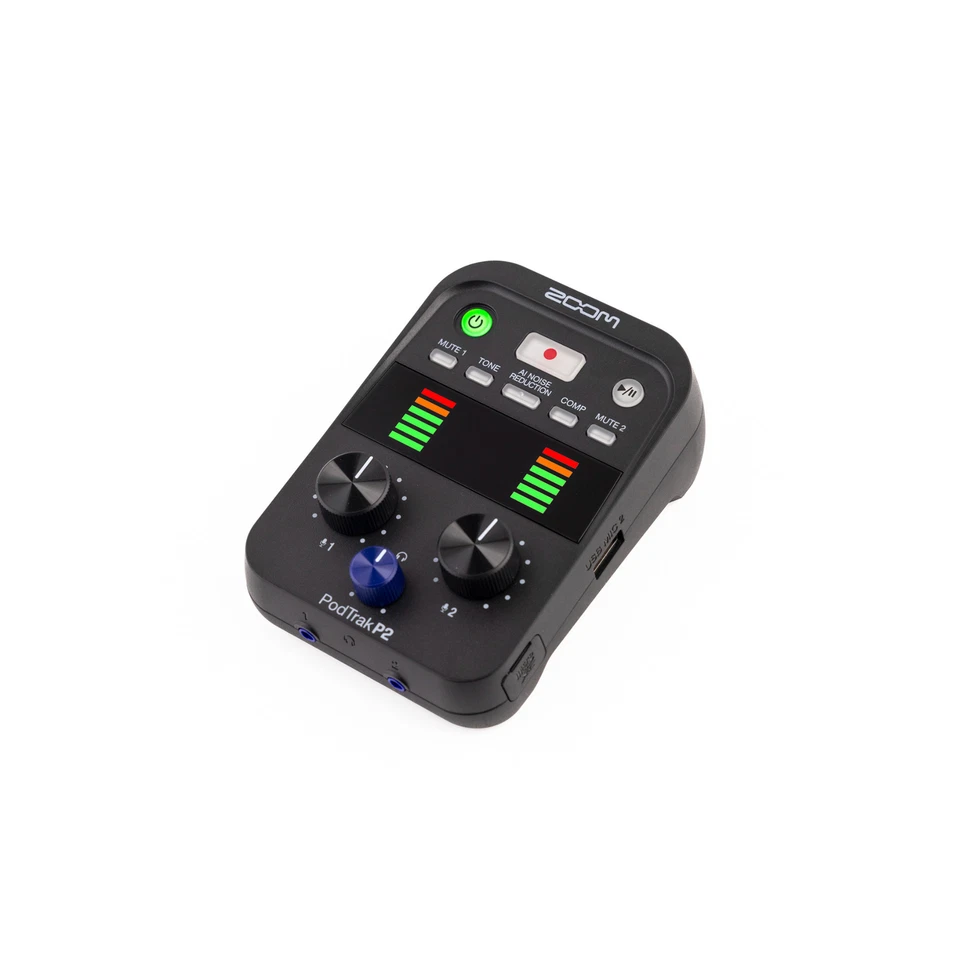 Zoom PodTrak P2 Dual USB Mic Recorder - Image 2 of 4