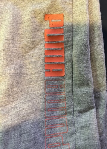 Puma Logo Boys Fleece Joggers Sweatpants - Size 6 - Pre-Owned, Good Condition - Picture 6 of 8