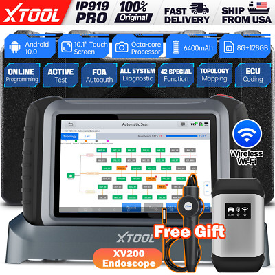 XTOOL IP919 PRO + Endoscope Full System Diagnostic Tool Scanner Key Programmer