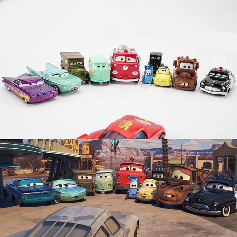 Disney Pixar Cars Lot Lightning McQueen 1 55 Diecast Model Car Toys Gift Loose
