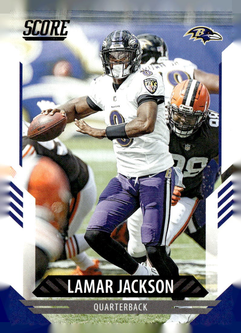 2021 Score #87 Lamar Jackson Red