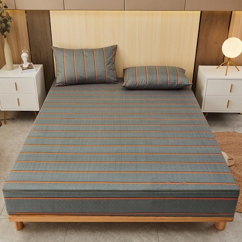 Black Checkered Mattress Cover - Waterproof Zippered Bedsheets Fitted Bed Sheets - Picture 22 of 30
