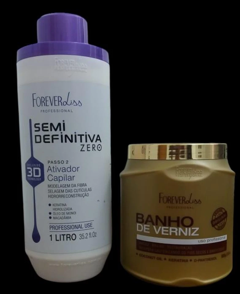 Plancha de pelo Keratina 3D paso 2 y Mascarilla Banho de Verniz KIT 1 kg y 950g Foto 2 de 4