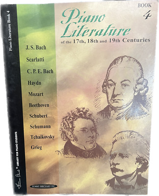 Piano Literature of the 17th, 18th and 19th Centuries (Books 3) (Frances - GOOD | eBay