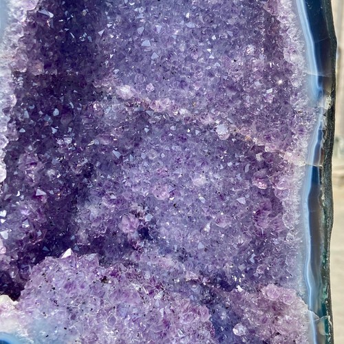 19.06LB Natural Amethyst Geode Quartz Crystal Cluster Cathedral Energy healing - 第 9/16 張圖片