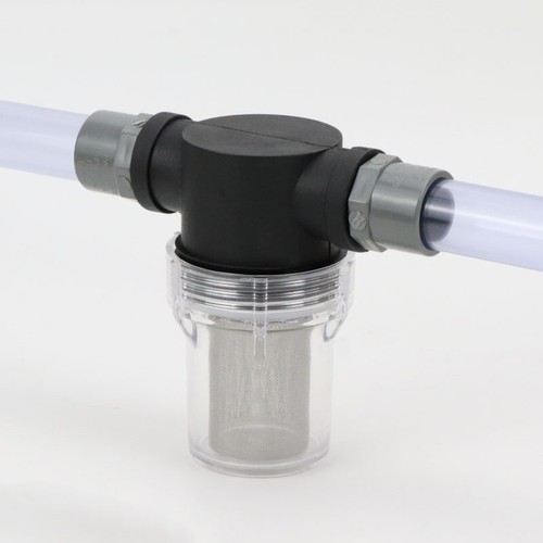 Inline Mesh Strainer 3/4" 1/2" 1" Water Pump High Flow Pipeline Filter 40 Mesh - Picture 7 of 9