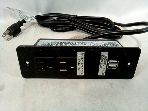Furniture power distribution unit, black - by213-c021 120V 12A 60 Hz - Afbeelding 2 van 5