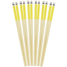 BambooMN Premium Reusable Bamboo Chopsticks, Polka Dot Panda, 9.5 inch - 6 Pairs