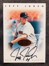 1996 Leaf Signature Series Jeff Juden Bronze Auto Autograph Card
