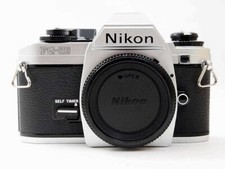 Nikon FG-20 35mm SLR Film Camera Silver Body Full Frame Excellent from Japan