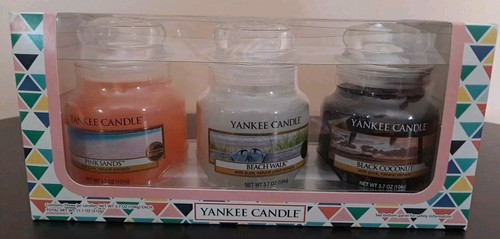 Yankee Candle 3 Jar Candle Gift Set 3.7 oz. Jars New in Box