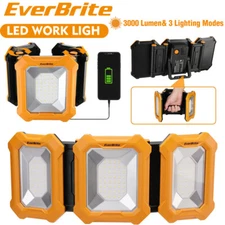 EverBrite 3000LM LED Rechargeable Work Light Folding Portable Work Light 7800mAh