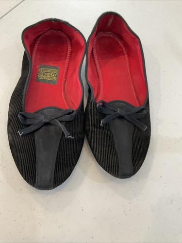 Vintage Daniel Green Shoes Comfy Slippers Black Size 6 RARE - Picture 5 of 11